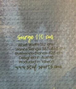 Snowbard STUF SURGE JR 110cm Ref :1037705003 -MRA Snow Magasin 18 1